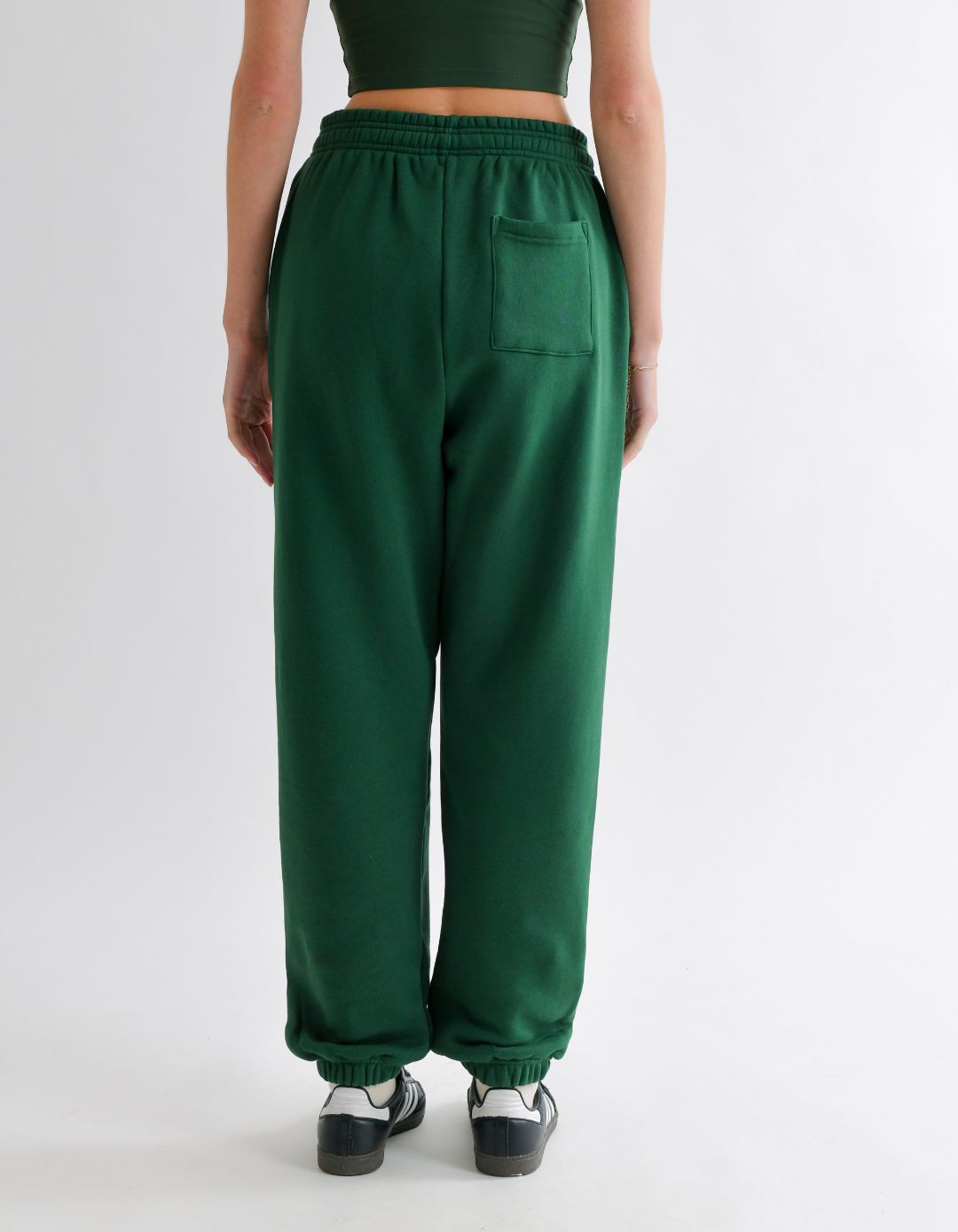 GREEN OVERSIZED JOGGERS